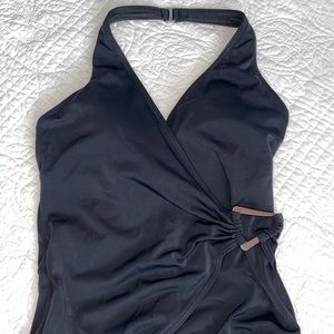 Lands End one piece ladies swim suit